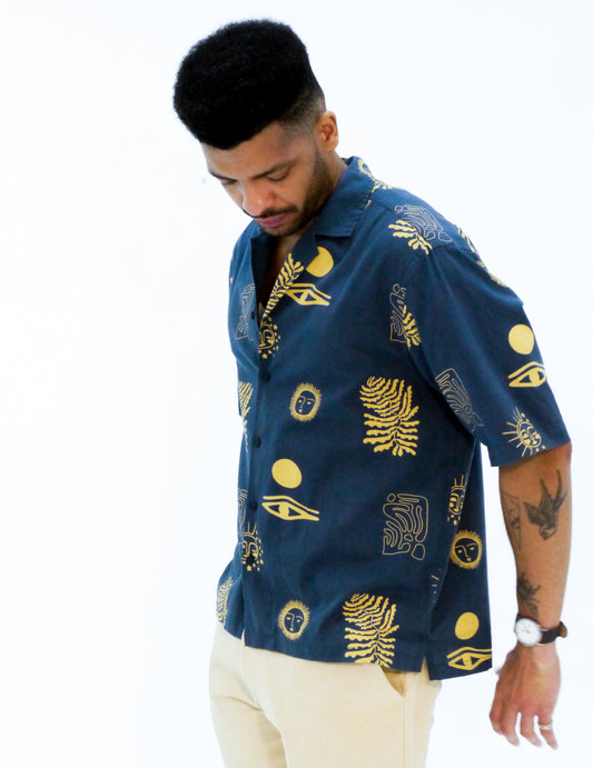 Seersucker Andy Shirt - - Chasing The Summer