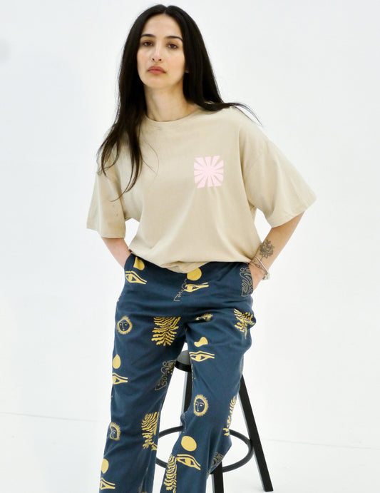 Seersucker Ali Pant - Case The Summer Print