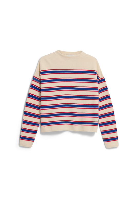 MERINAA STRIPES KNIT SWEATER