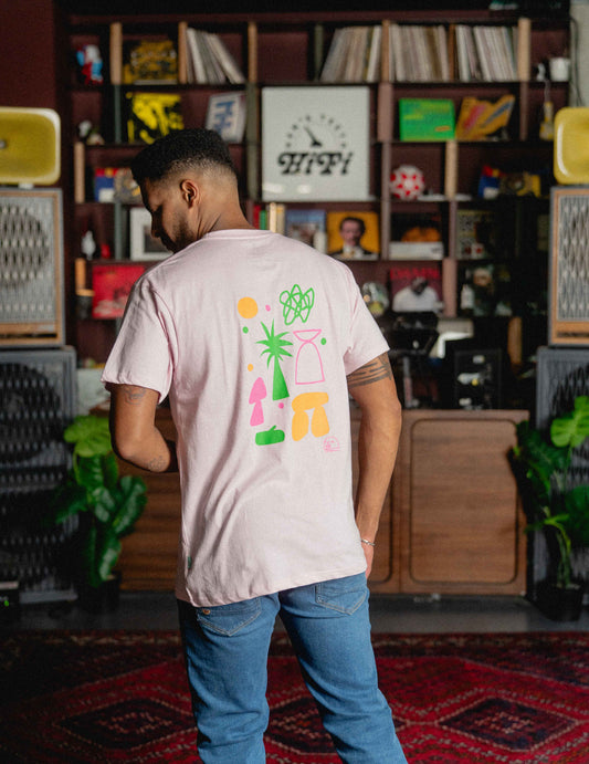 Fresh Staple Tee - James Kirwan Pastel Pink