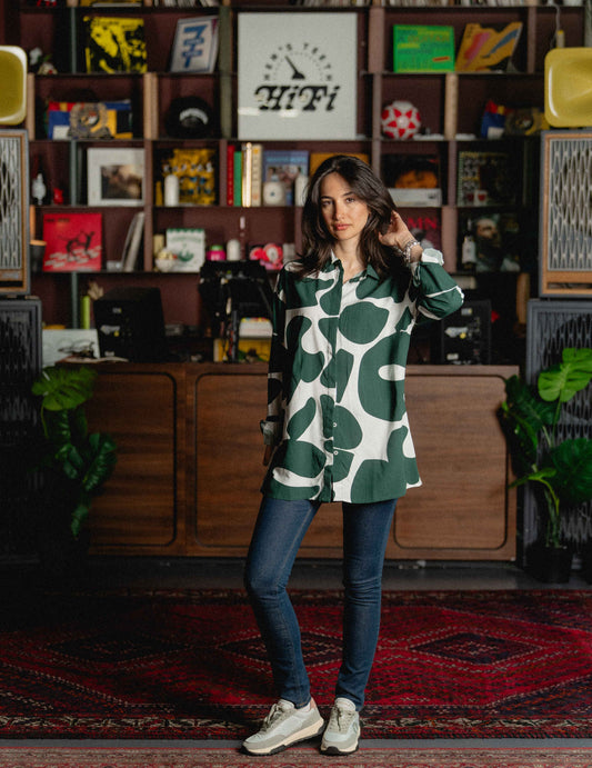 Ecovero Womens Shirt - Shakti Print