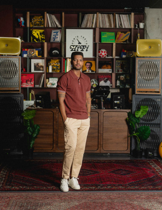 Fresh Knit Colar Tee