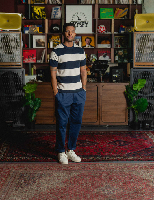 Fresh Relaxed Chinos - Navy