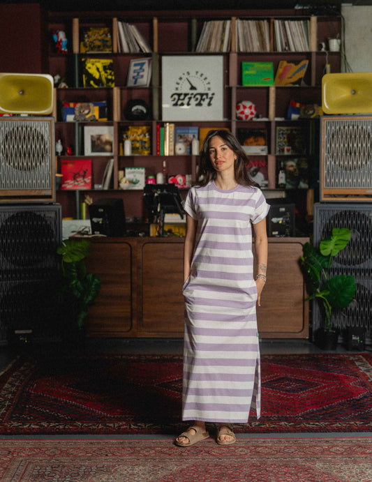 Heavyweight Stripe Dress