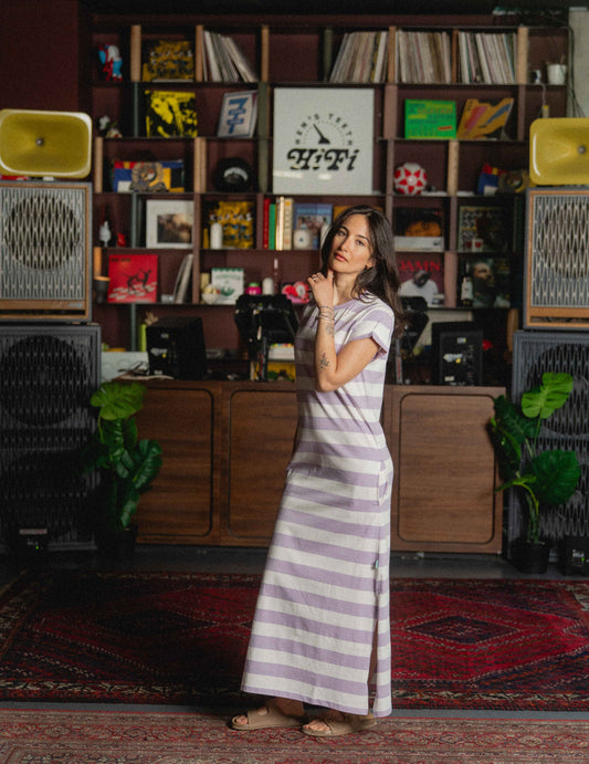 Heavyweight Stripe Dress