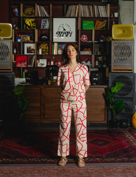 Seersucker Ali Pant - Summers Here