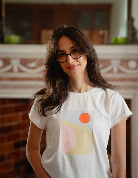 Rolled Sleeve Tee - Winding River