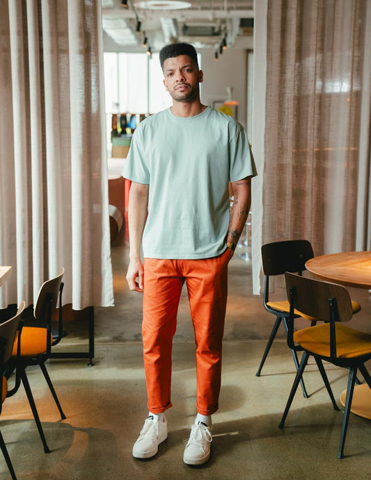 Fresh Vintage Heavyweight Washed Tee - Green