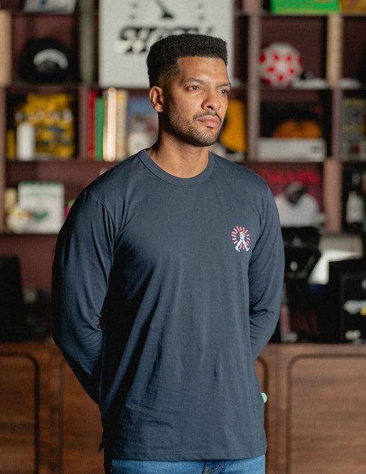 Long Sleeve Tee - Decoy Baseball Man