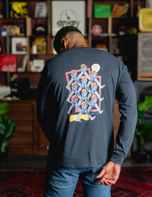 Long Sleeve Tee - Decoy Baseball Man