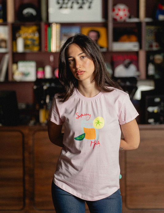 Rolled Sleeve Tee - Spicy Marg