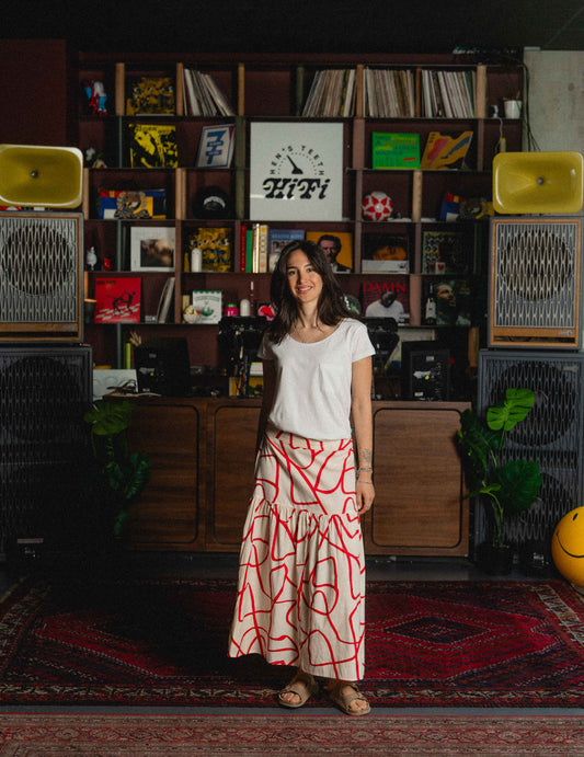 Indi Seersucker Skirt - Summers Here