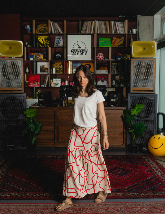 Indi Seersucker Skirt - Summers Here