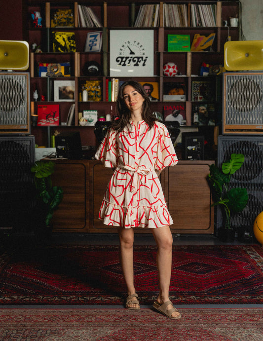 Indi Seersucker Short Dress - Summers Here