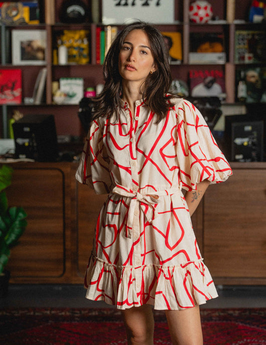 Indi Seersucker Short Dress - Summers Here