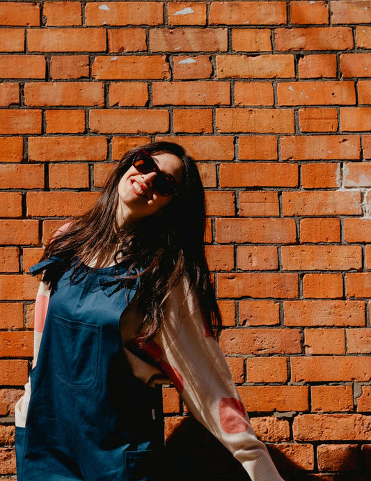 Womens Dungarees - Navy