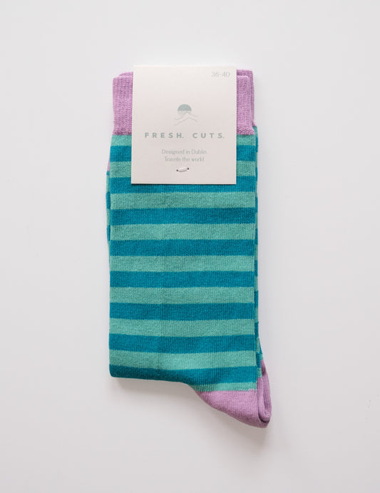 Stripe Casual Sock