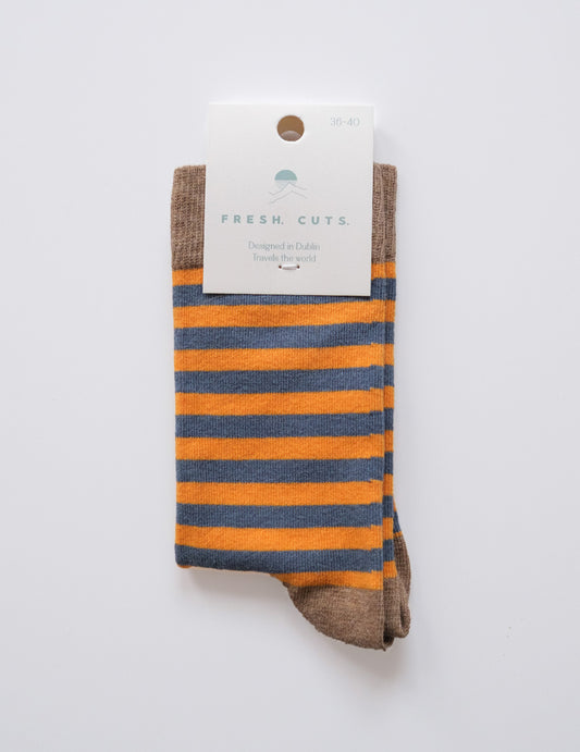 Stripe Casual Sock