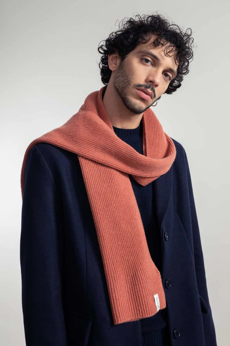 Recycled Cashmere Scarf Federico - Pink Grapefruit