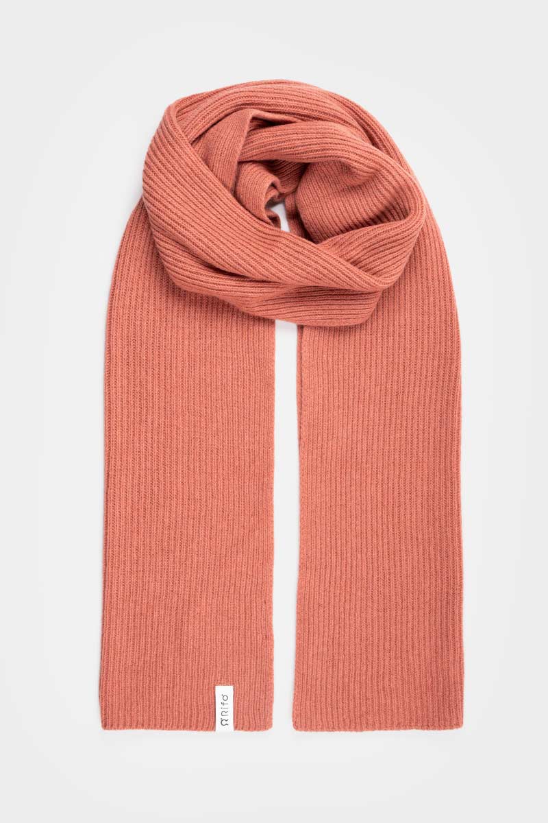 Recycled Cashmere Scarf Federico - Pink Grapefruit