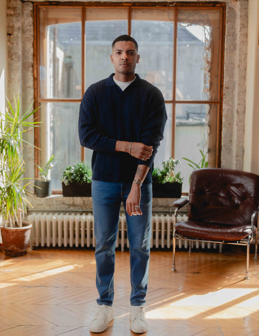 Fresh Knit Collar Crew