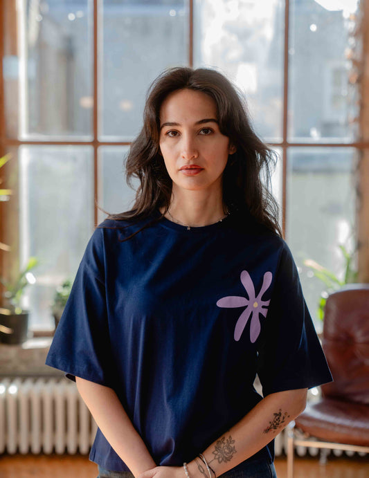 Oversized Tee - Flower
