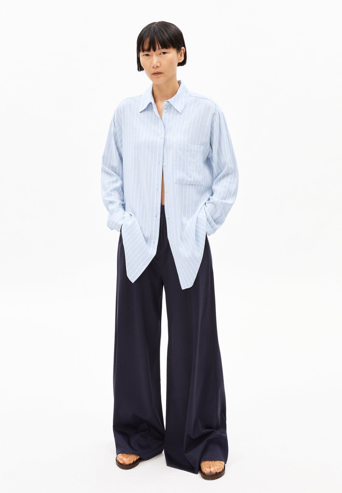 MAALGAA LINO STRIPED