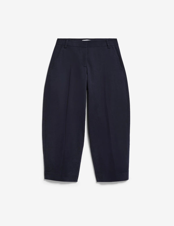 BARREL LEG TWILL PANT