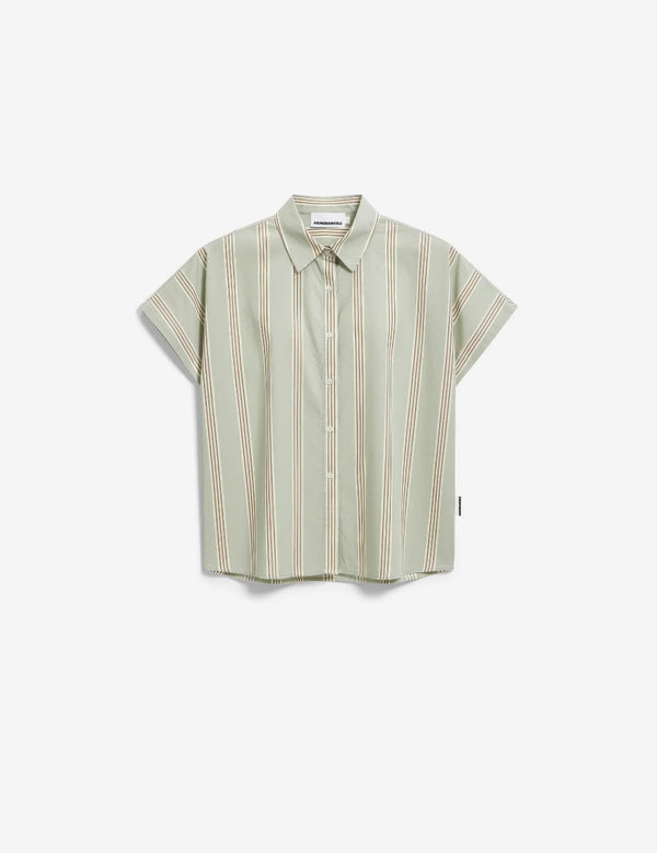 STRIPE POPLIN LARISAANA BLOUSE