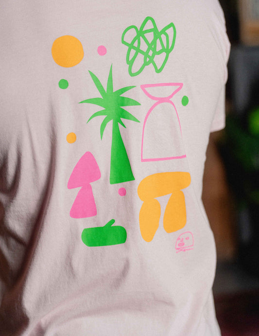 Fresh Staple Tee - James Kirwan Pastel Pink