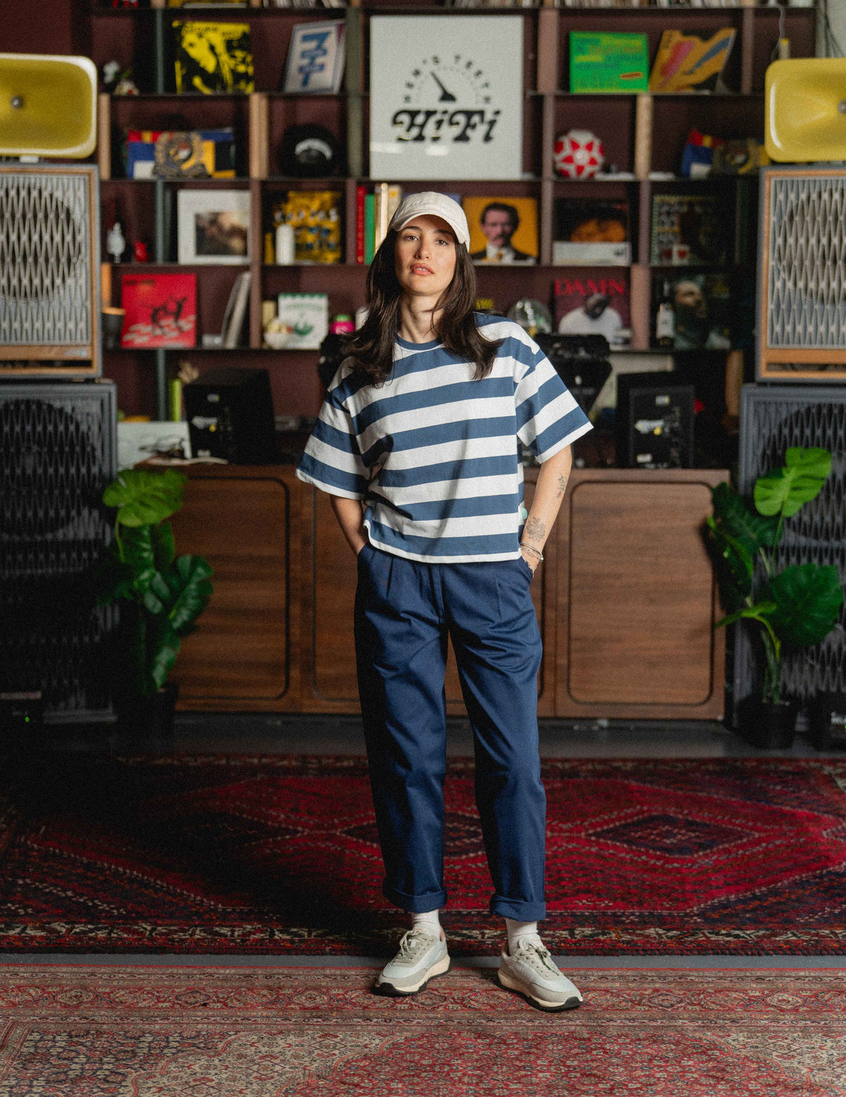 Oversized Tee -  Heavyweight Stripe
