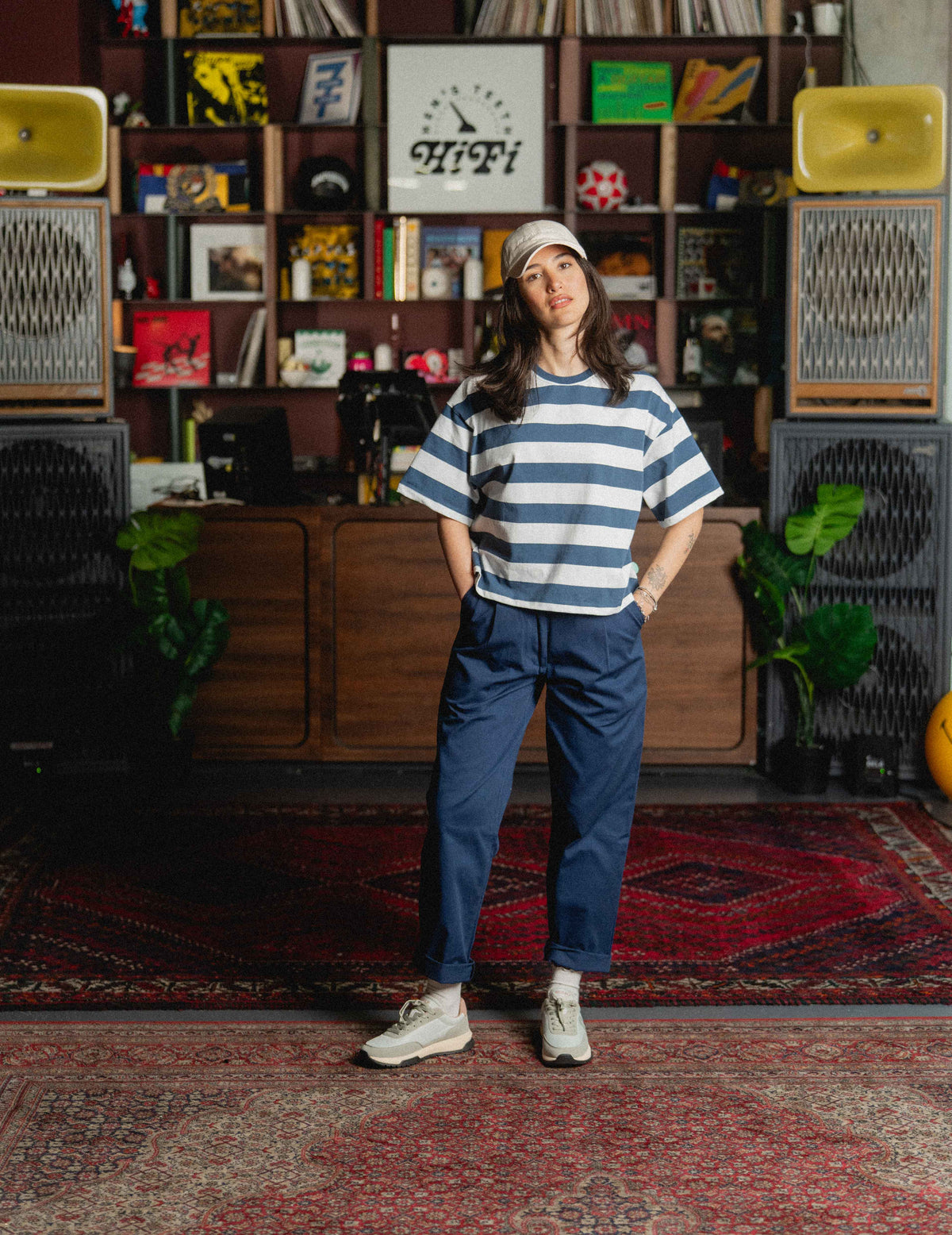 Oversized Tee -  Heavyweight Stripe