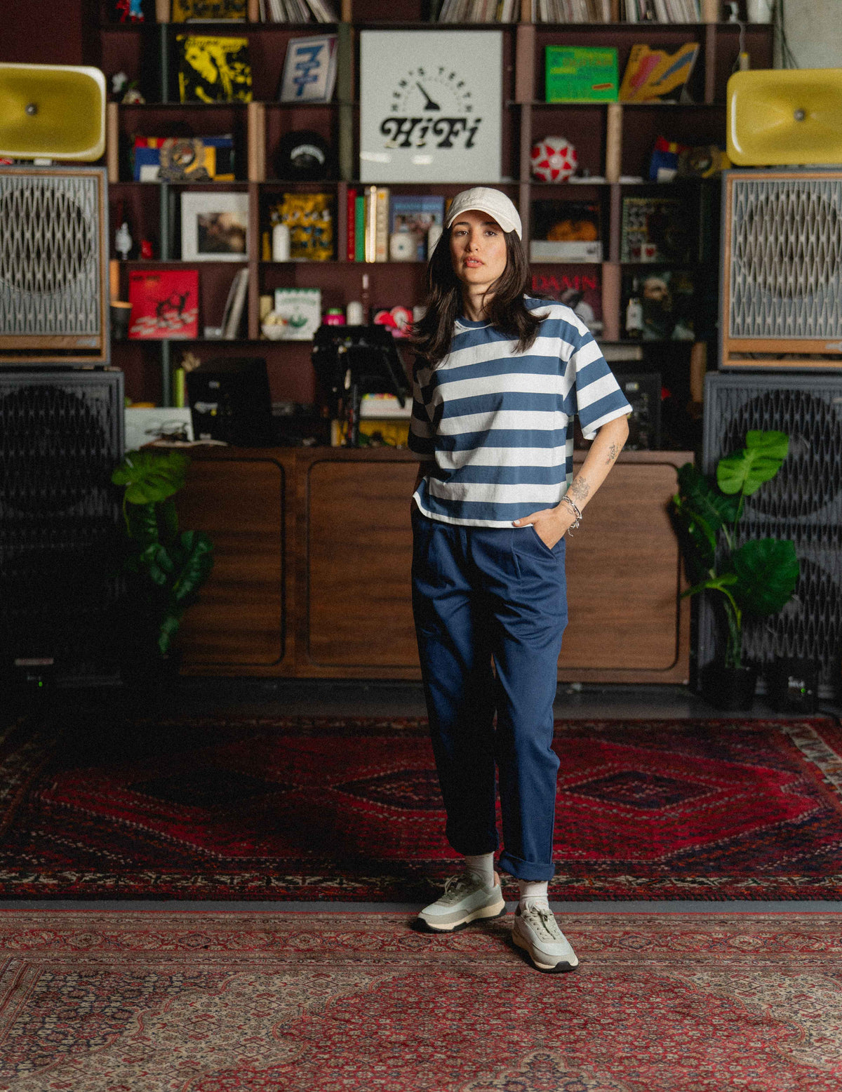 Oversized Tee -  Heavyweight Stripe