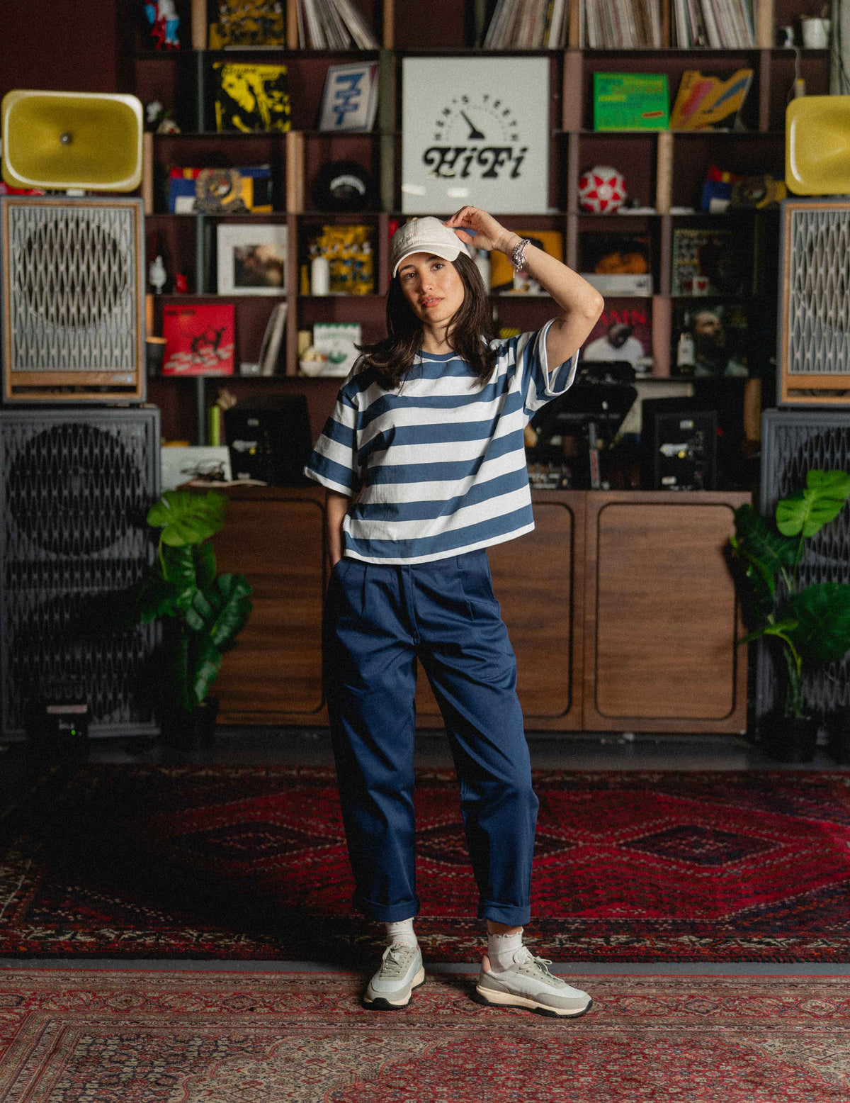 Oversized Tee -  Heavyweight Stripe