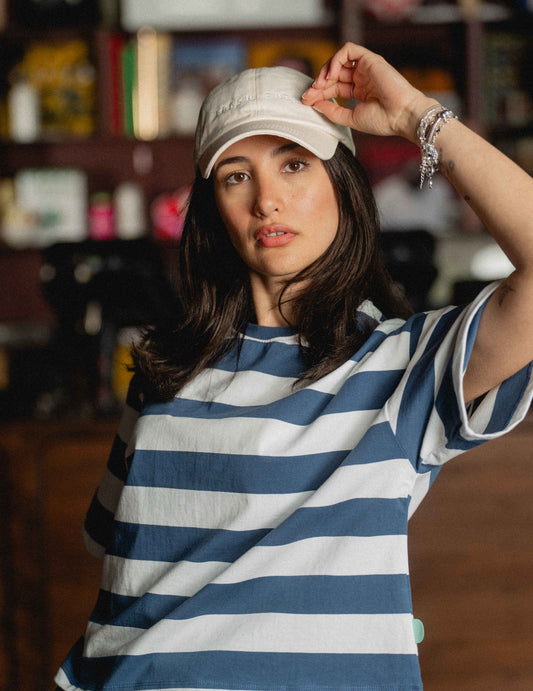 Oversized Tee -  Heavyweight Stripe
