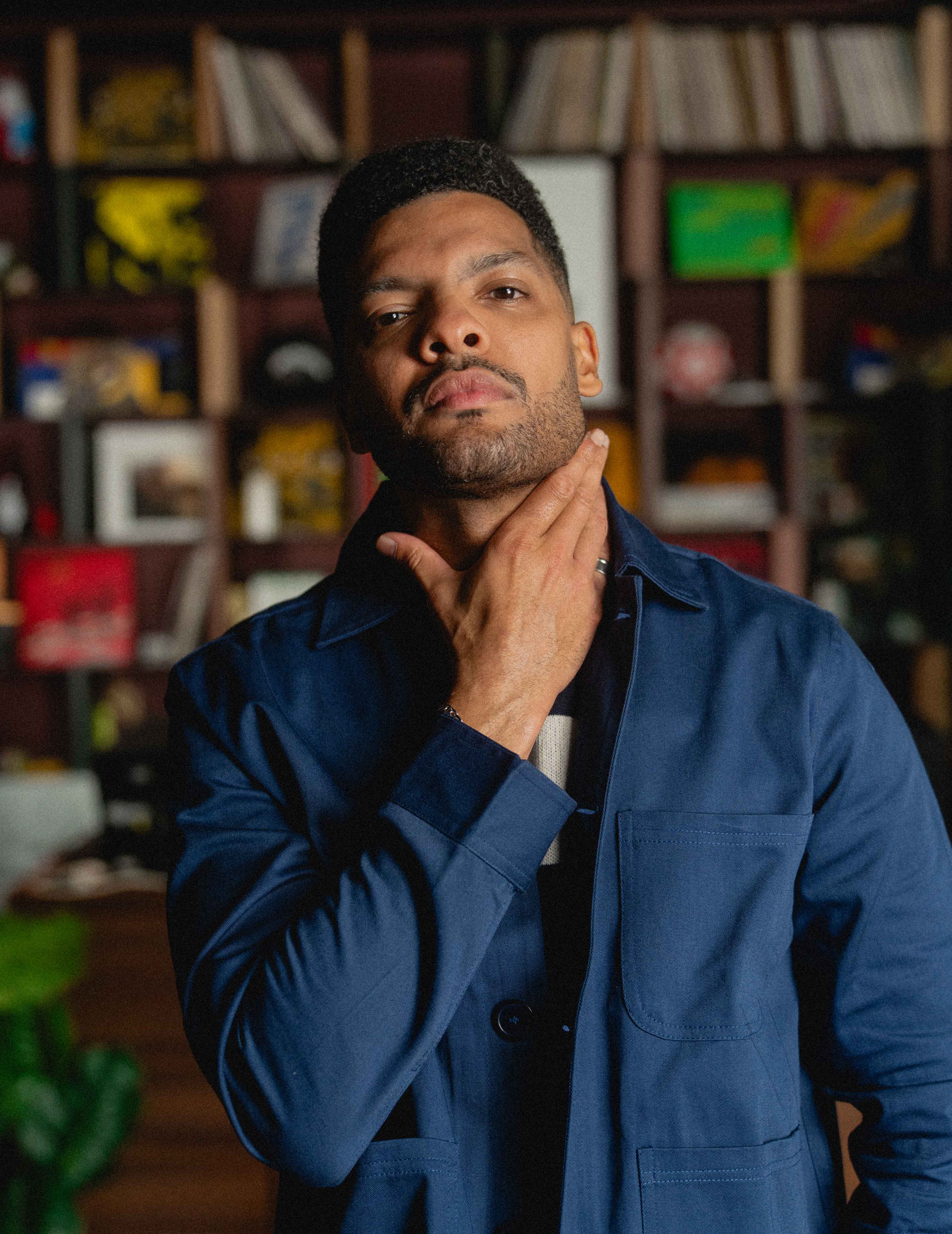 Organic Cotton Workers Jacket - Navy – Fresh Cuts Clothing