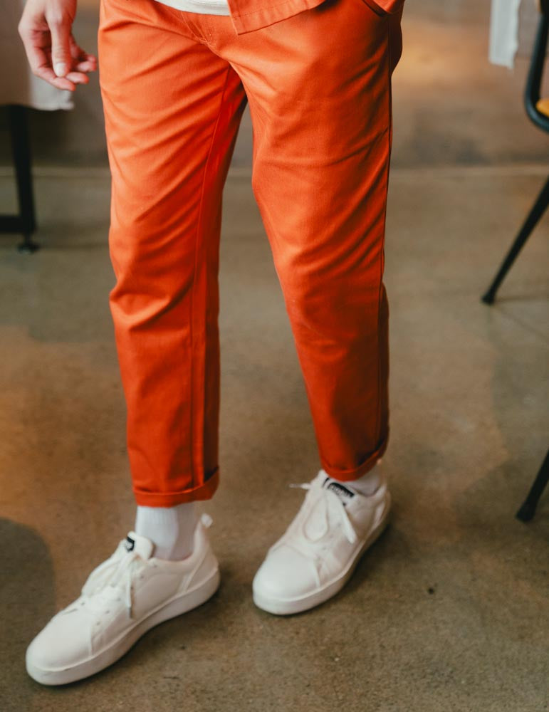 Fresh Chinos - Burnt Orange