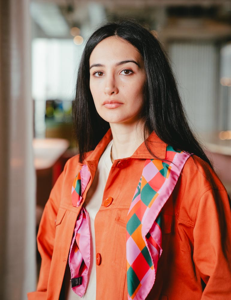 Womens Worker Jacket - Burnt Orange