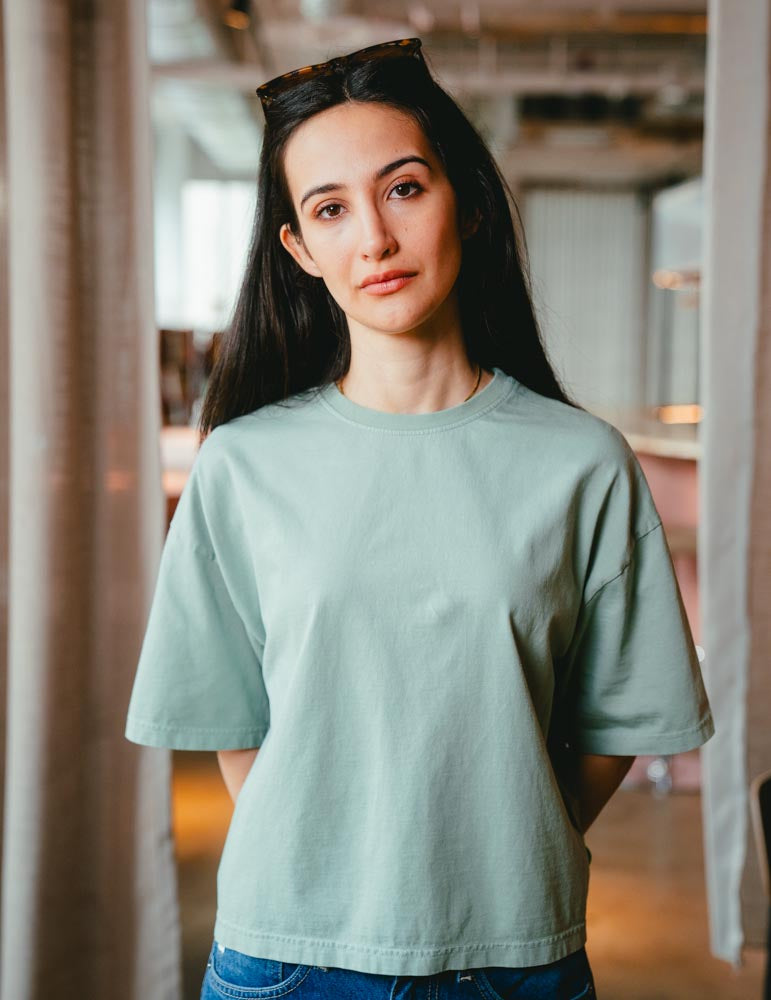 Oversized Tee - Vintage Heavyweight Washed Green