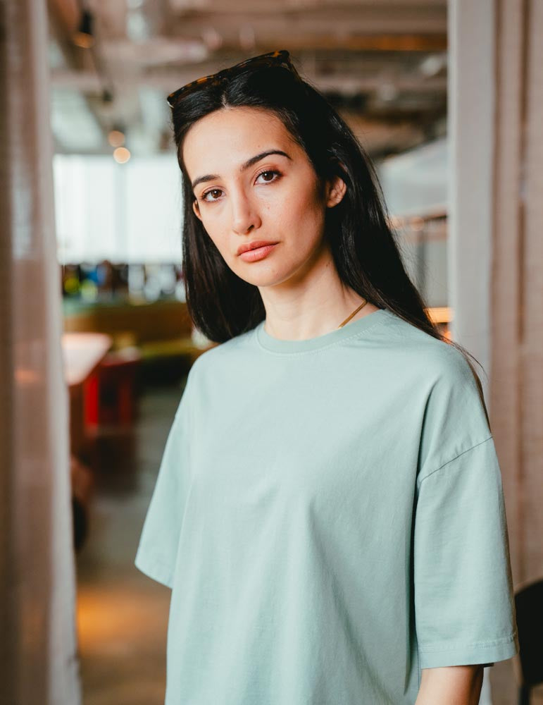 Oversized Tee - Vintage Heavyweight Washed Green