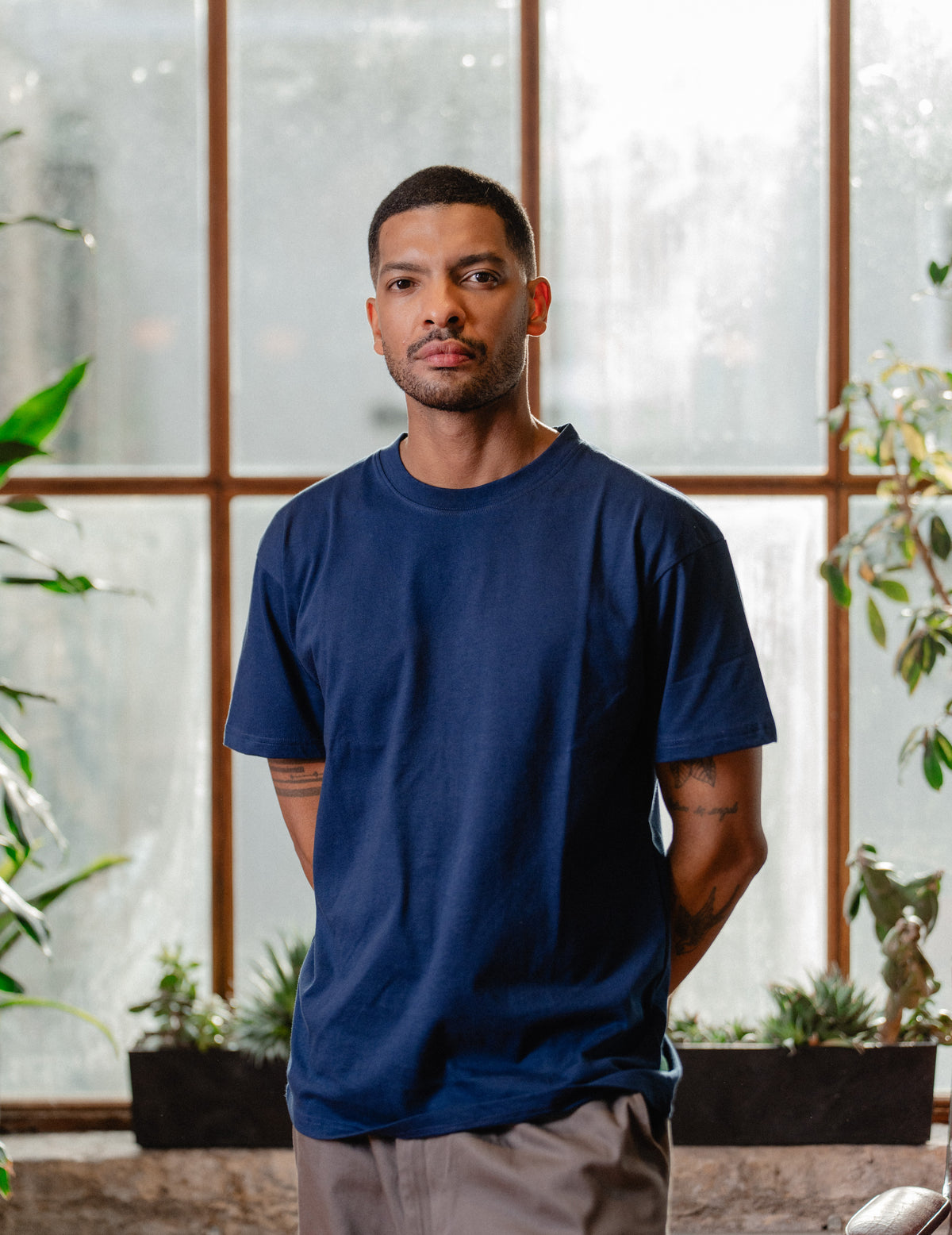Fresh Staple Tee - Plain Navy