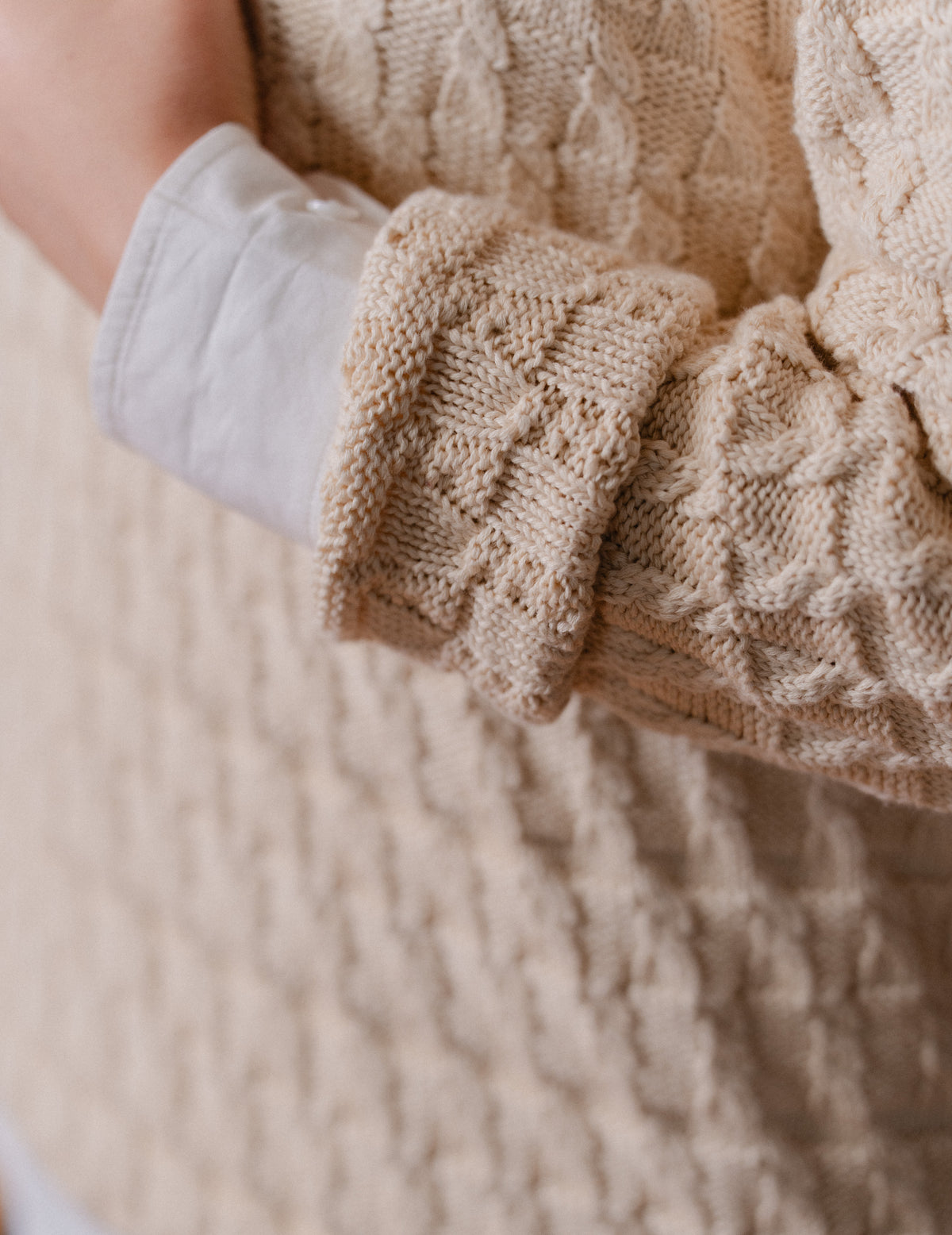 Fresh Cable Knit Crew