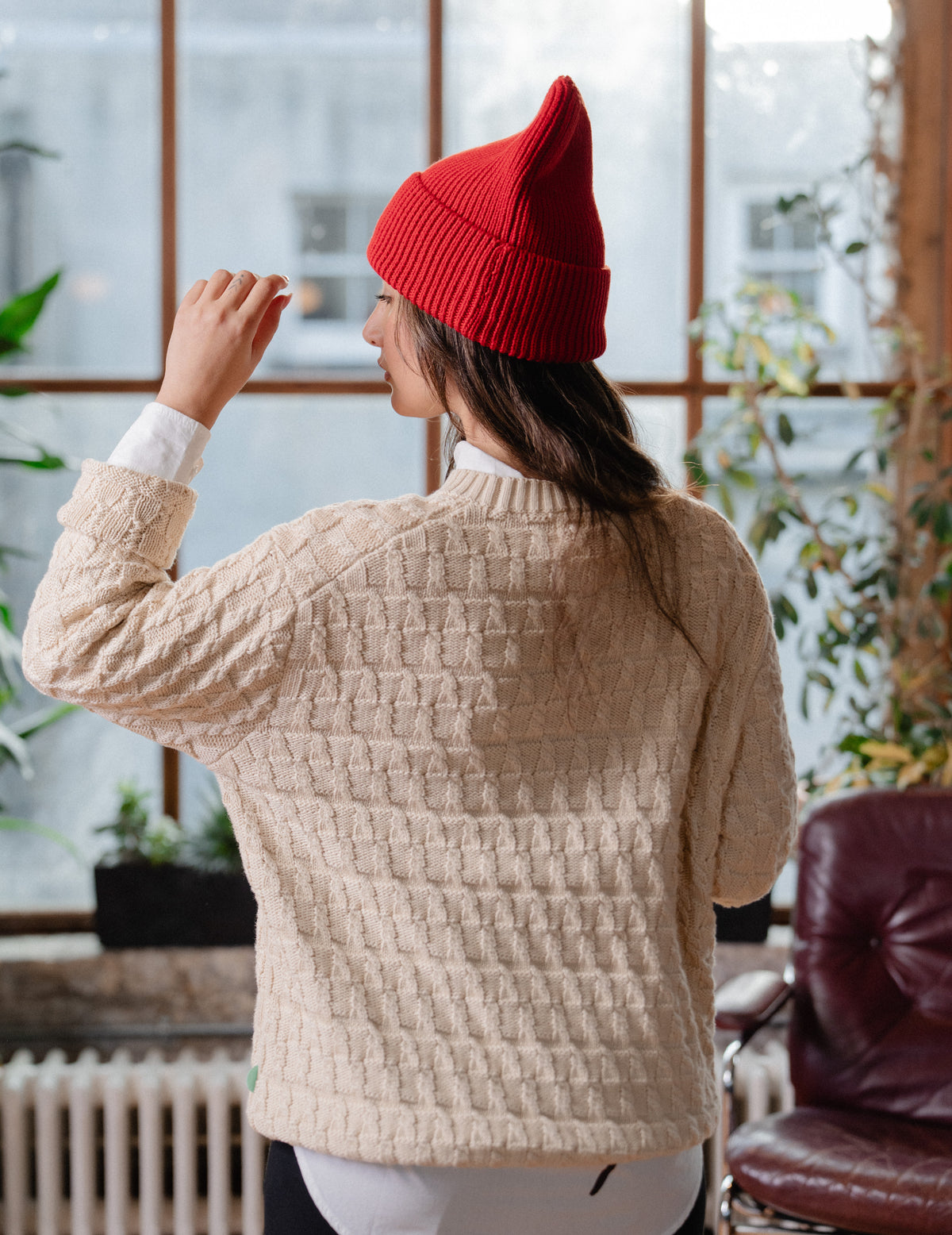 Fresh Cable Knit Crew