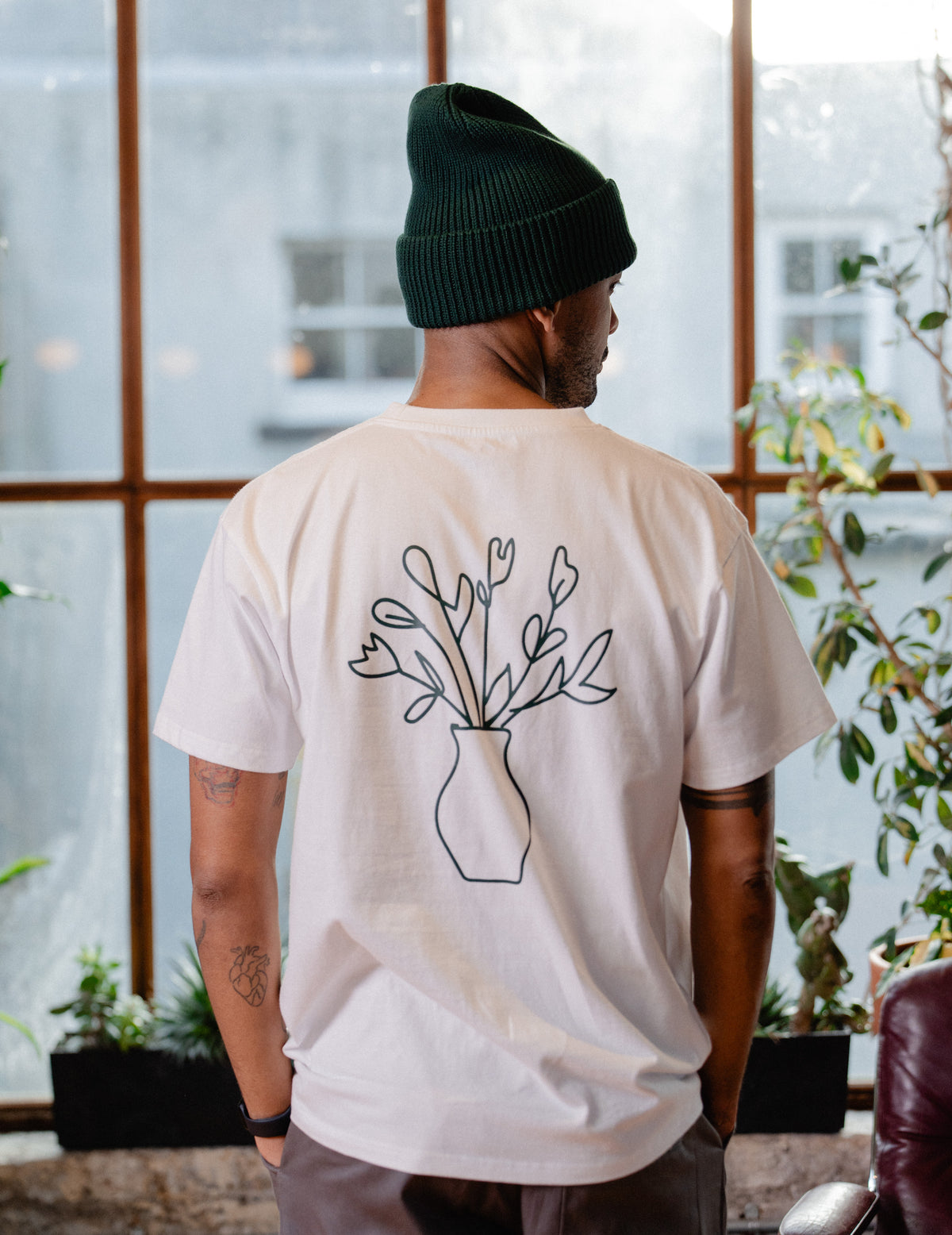 Fresh Heavyweight Tee - Table Flower