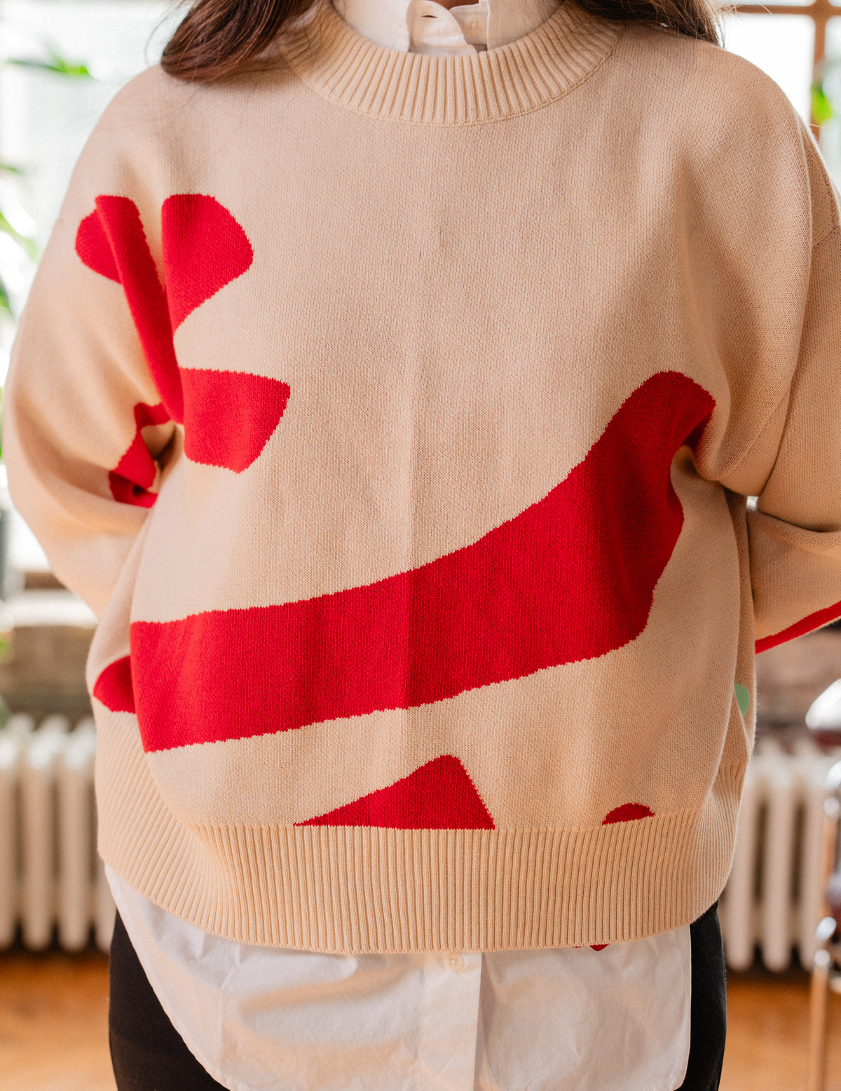 Fresh Heavy Knit Crew - Flower Power