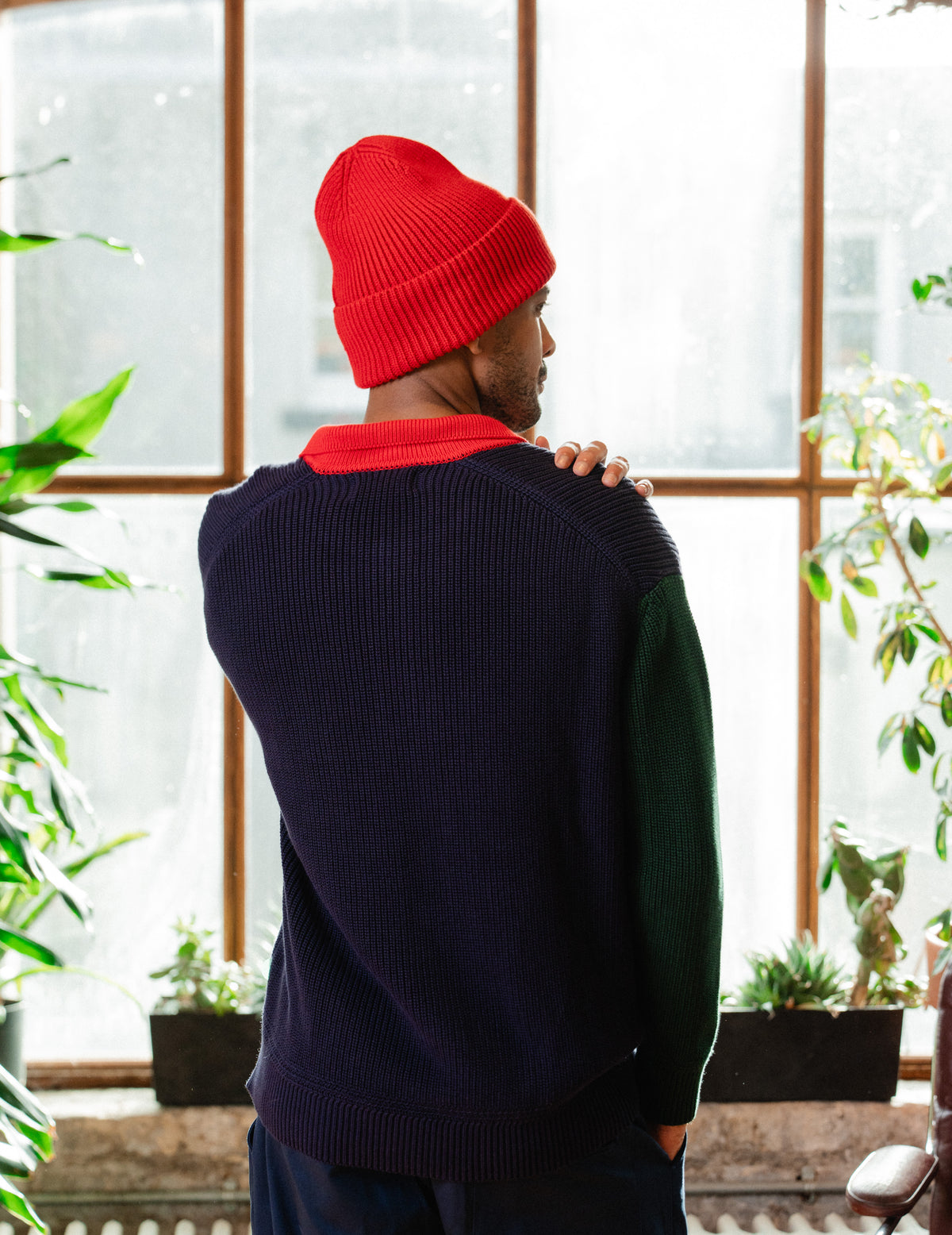New Fresh Knit Staple Collar Crew - Mix Up