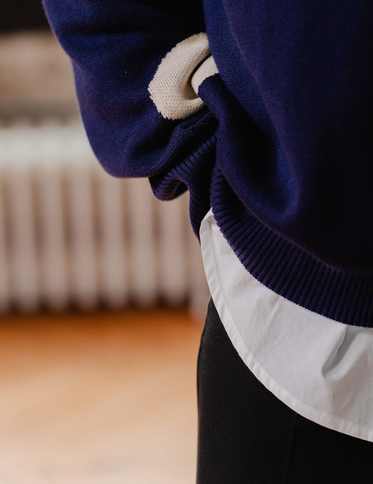 Fresh Heavy Knit Everyday Crew - Polka Dot