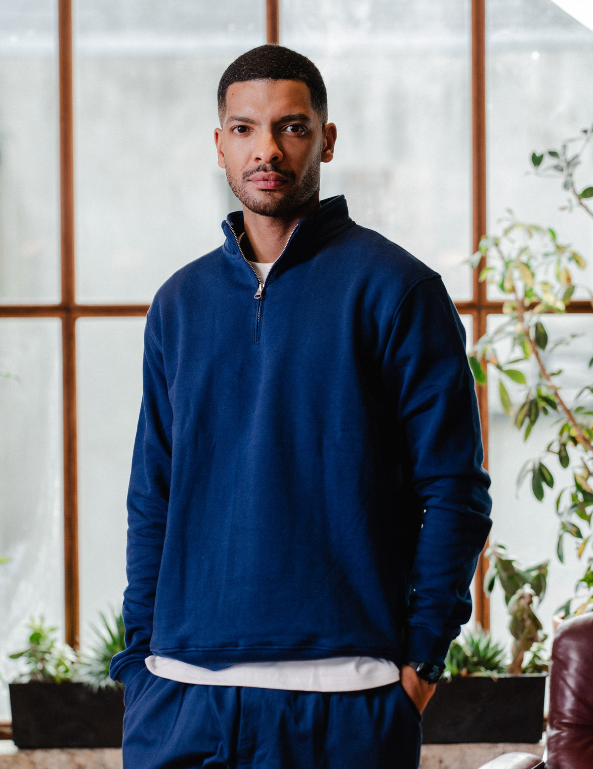 1/4 Zip - Navy