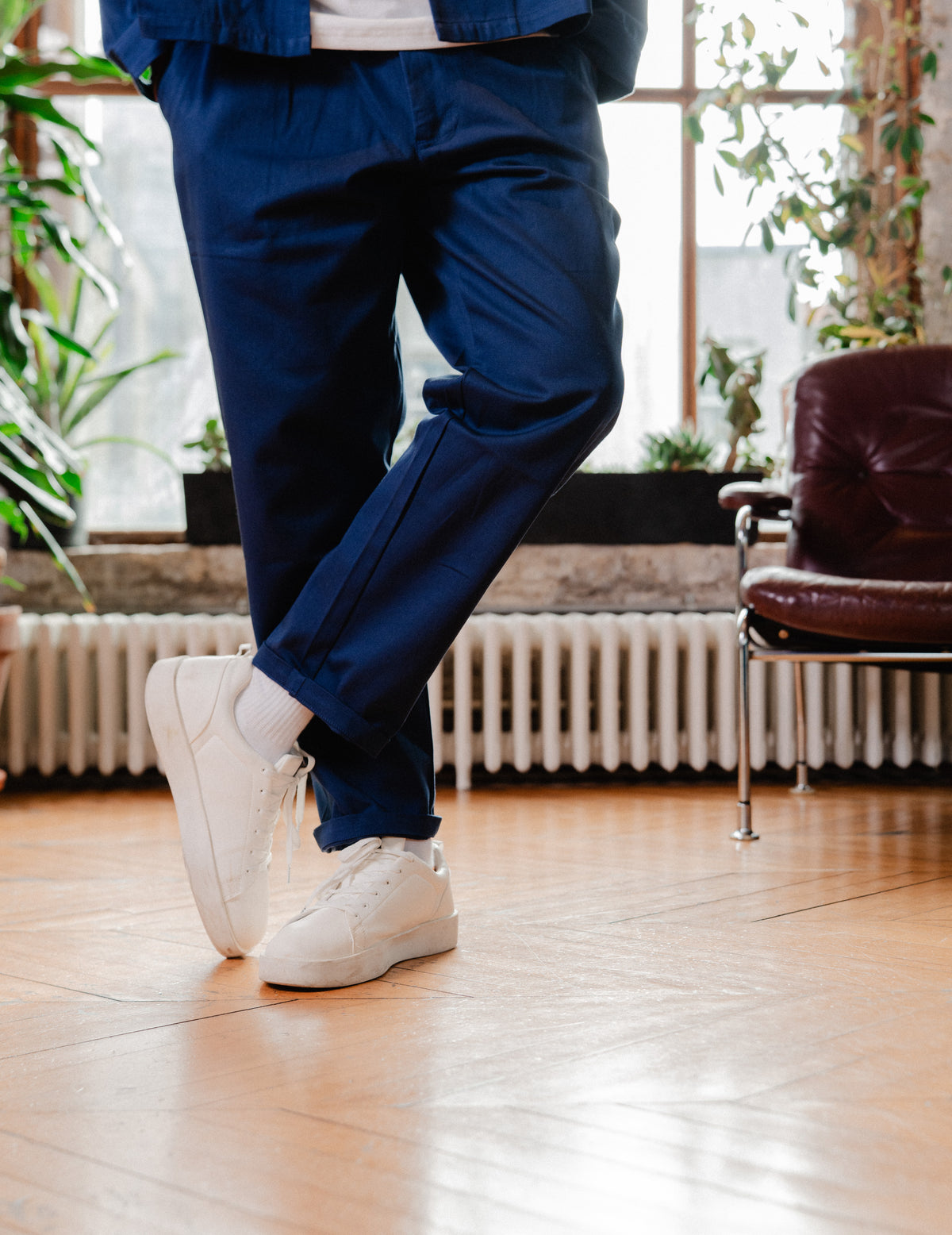 Fresh Relaxed Chinos - Navy