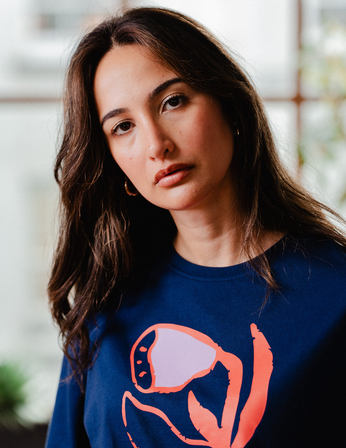 Oversized Heavyweight Tee - Flora